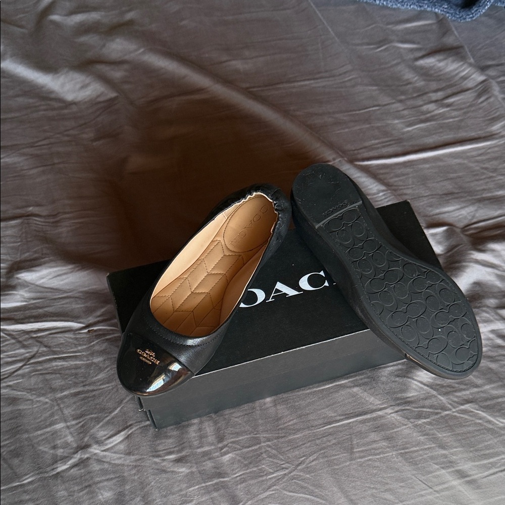 Coach Black Gift Box with White Logo (WORN ONCE)